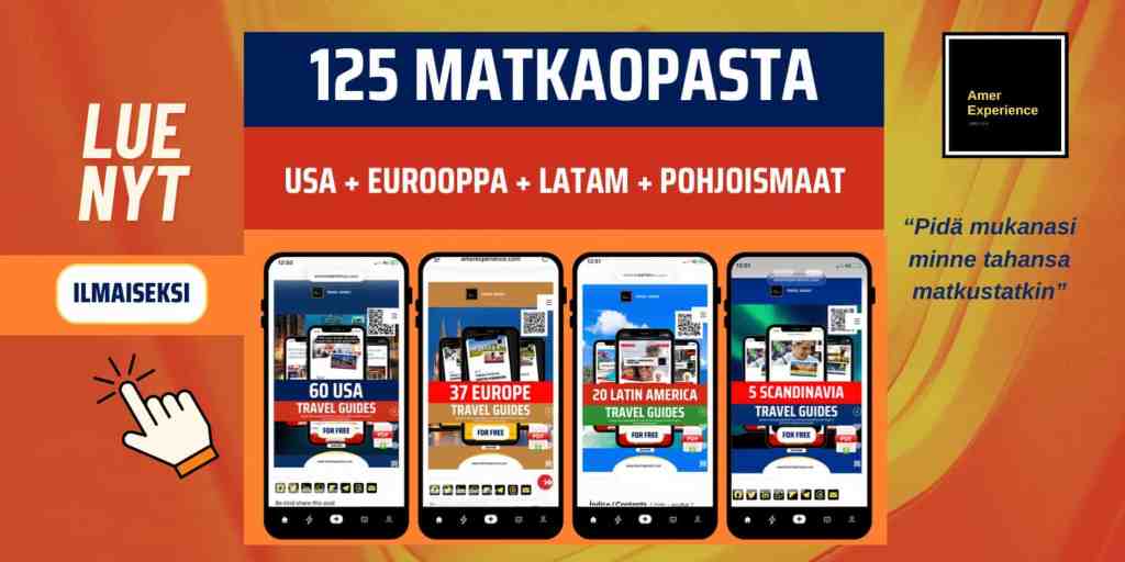 125 matkaopasta ilmaiseksi: USA & Eurooppa & Latam - AmerExperience