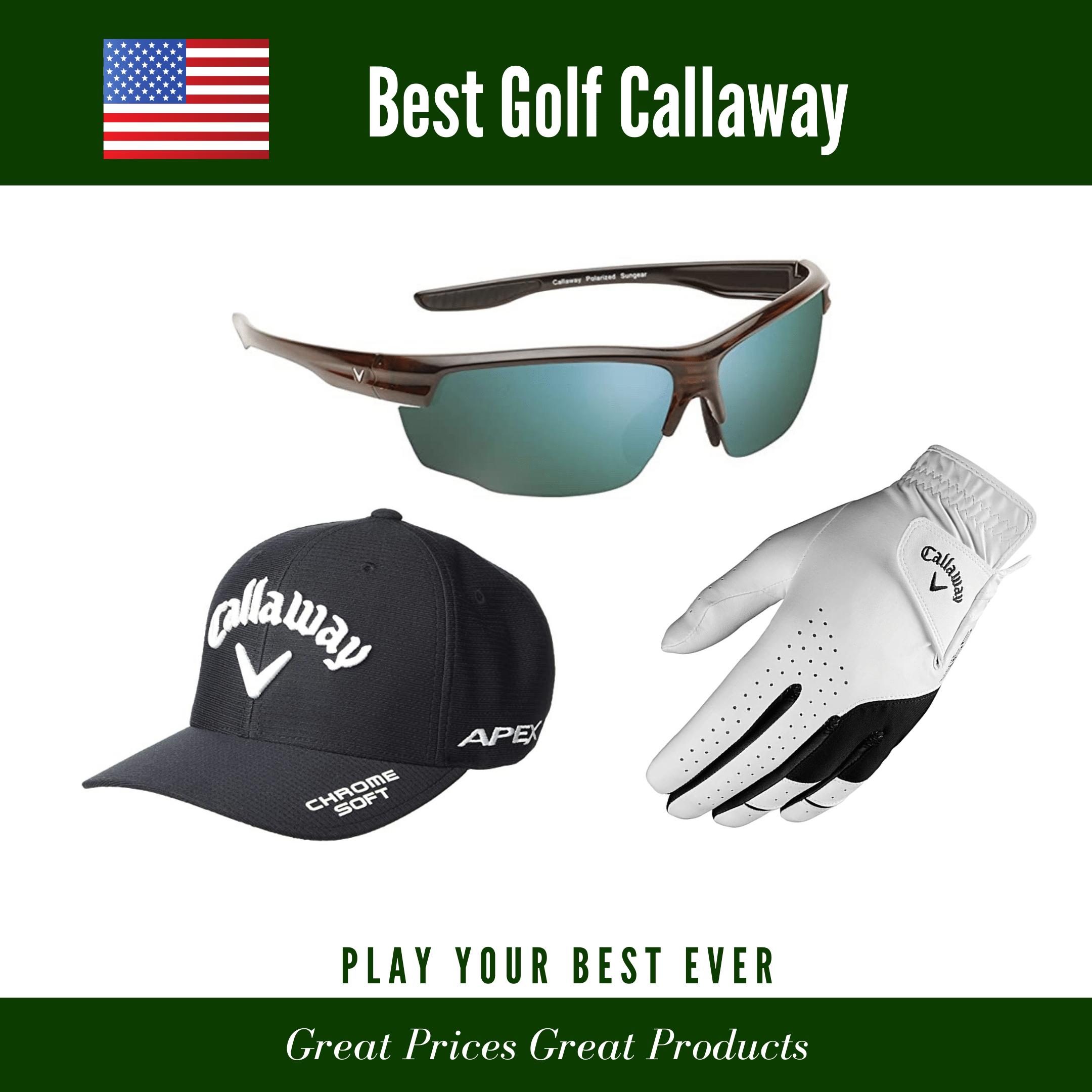 USA 🇺🇸 / UK 🇬🇧 ⛳️ CALLAWAY SPECIAL • Caps • Gloves • Sunglasses • Golf Balls • Clothes • Shoes