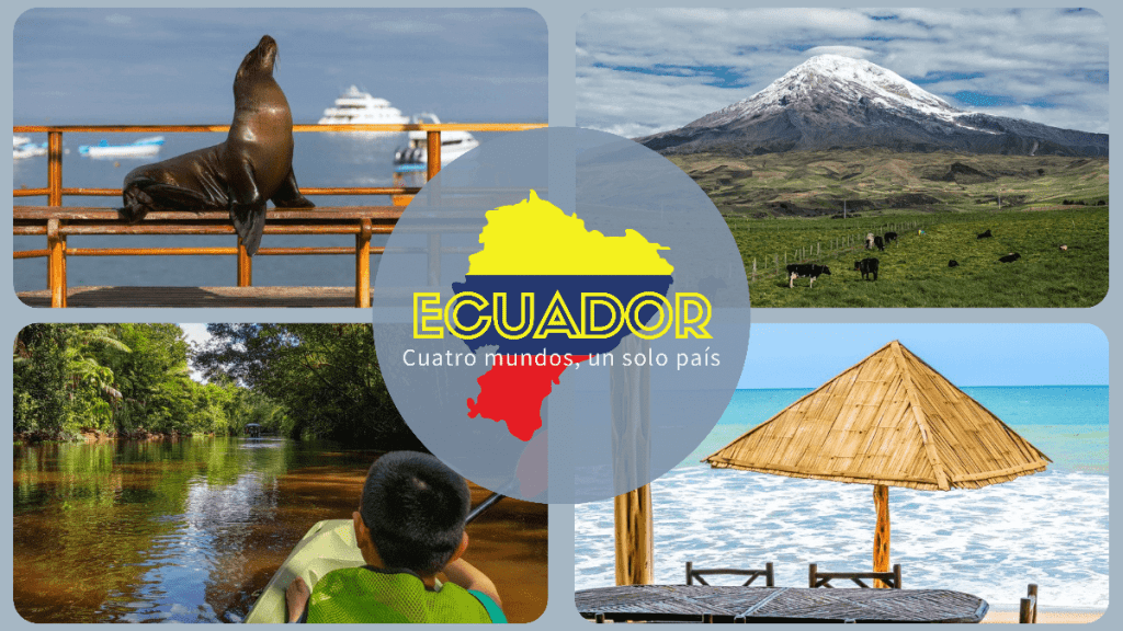 Ecuador viajes - Cuatro mundos, un solo pais
