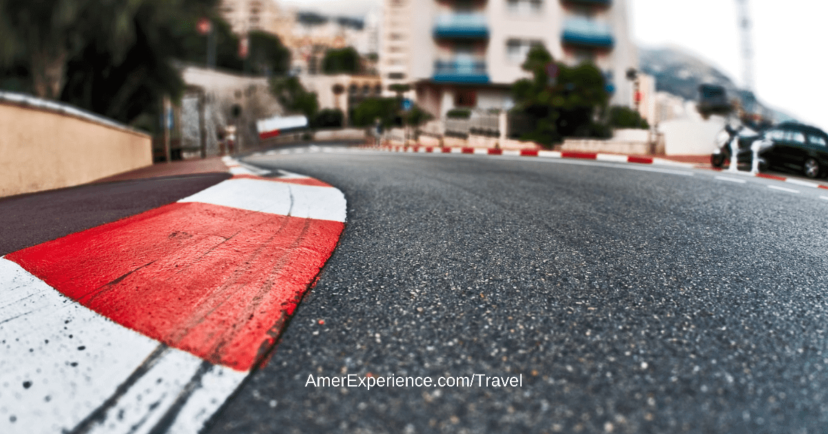 The streets of Monte Carlo and La Condamine around the harbor of Monaco