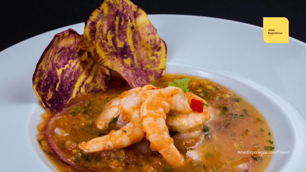 kuva ecuadorin katkarapu ceviche on erittäin suosittu ruokalaji ecuadorissa