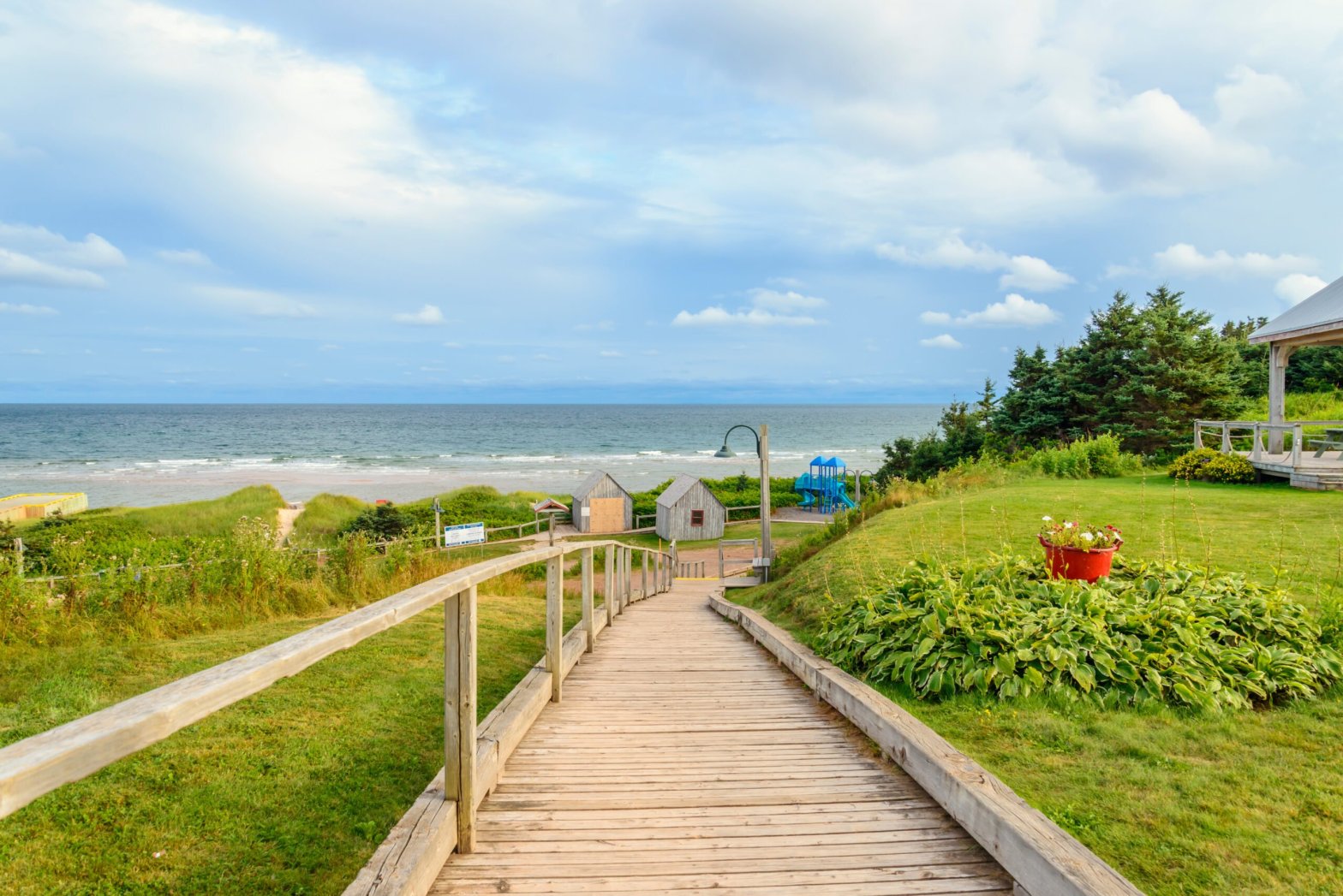 Path to the beach at Basin Head Prince Edward Island Canada scaled.jpg