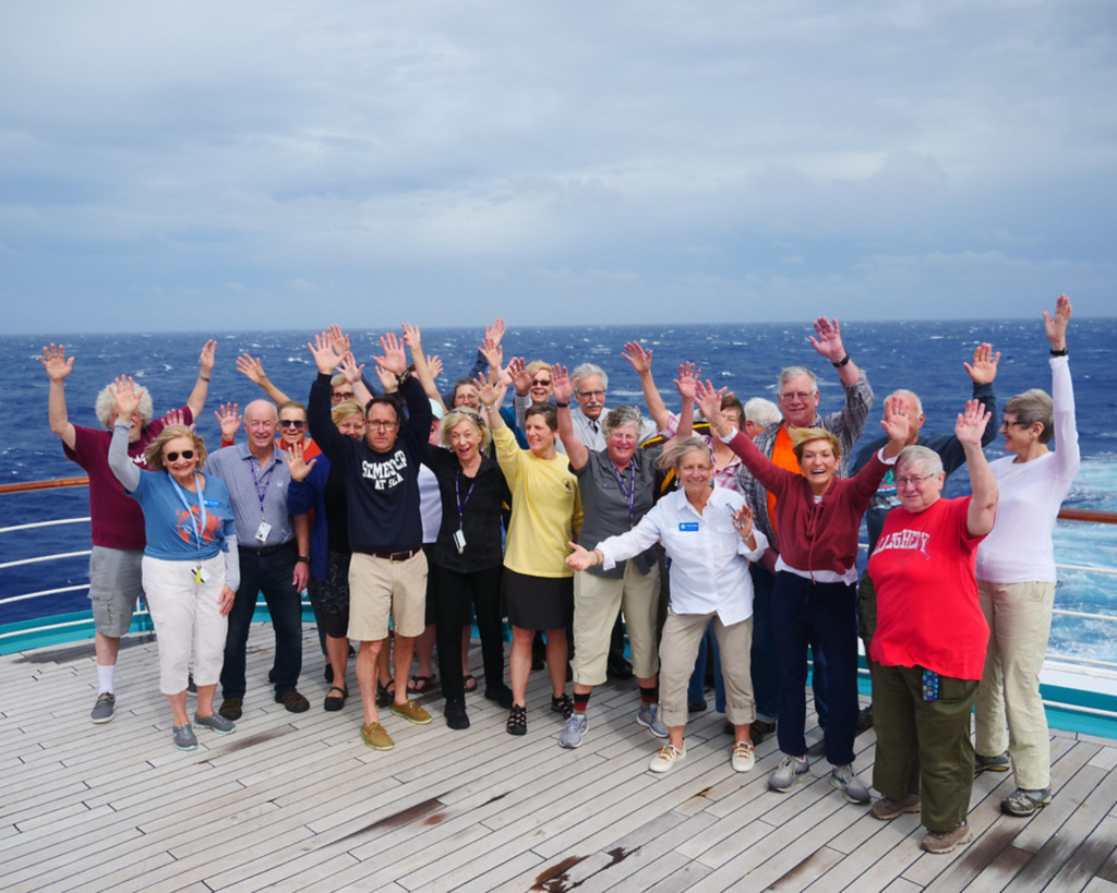 Semester at Sea Lifelong Learners on ship resized