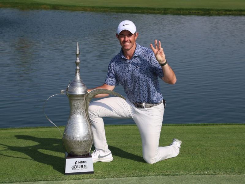Golf Sport News: Rory McIlroy beats Patrick Reed by one at Hero Dubai Desert Classic after ‘one of the toughest rounds I’ve ever had to play’