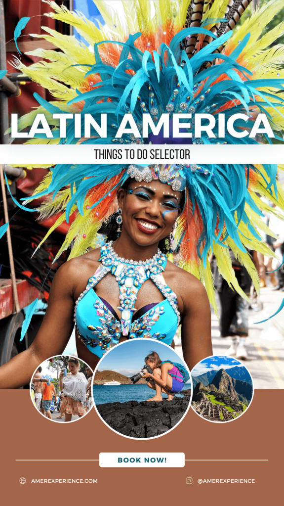 Latin America Things To Do Selector png - Travel and Golf Influencer - AmerExperience Content Curator