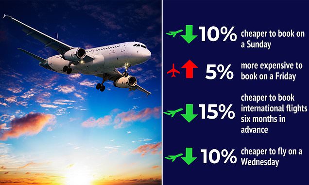 How to book a cheap flight: Experts reveal their top tips – Air Travel Daily Mail