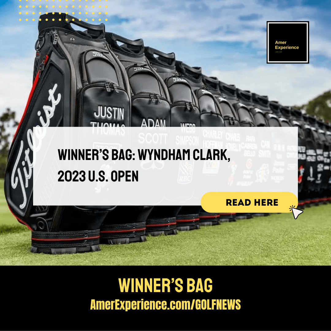 Winners Bag Wyndham Clark 2023 U S Open png - Travel and Golf Influencer - AmerExperience Content Curator