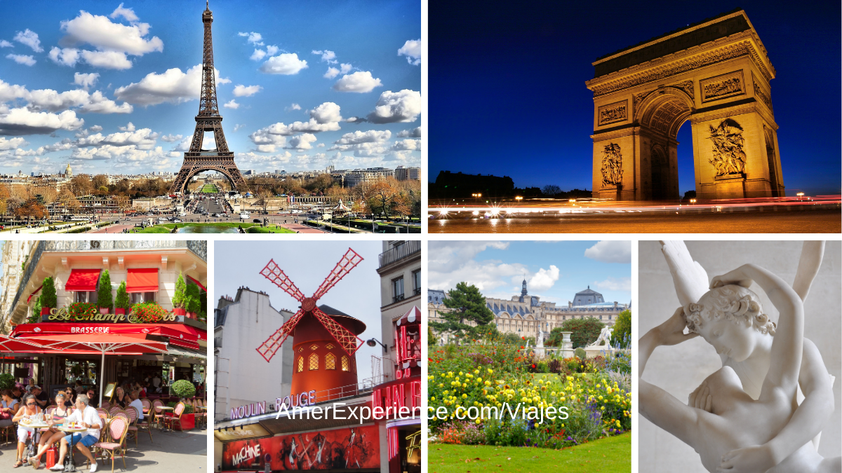 Paris - Conocida por su gastronomía, moda, cultura y ambiente romántico