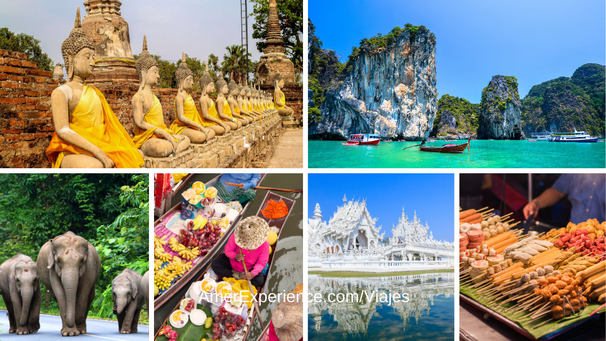 Tailandia - Sinónimo de la rica cultura, hermosas playas, exuberantes paisajes, comida deliciosa y su cálida hospitalidad