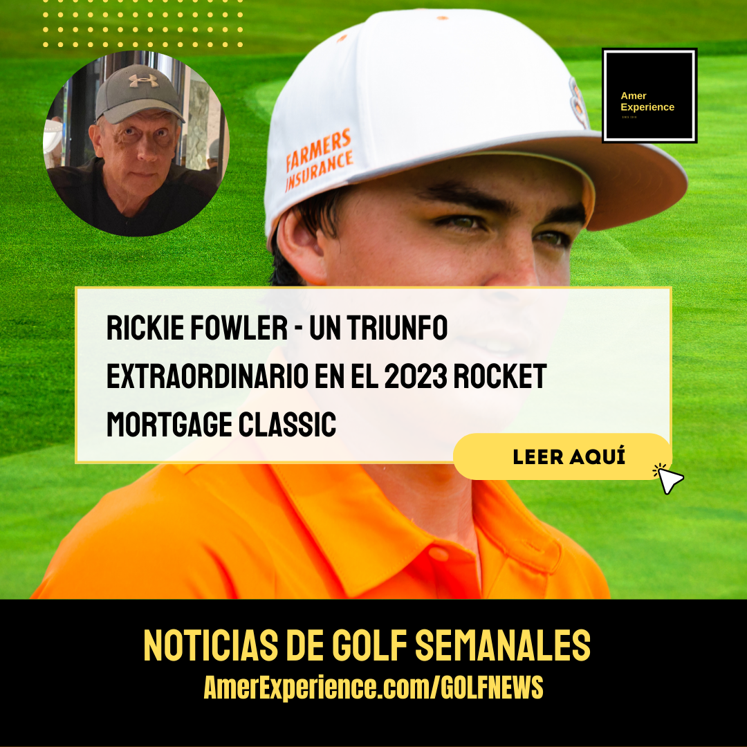Rickie Fowler salió victorioso en un emocionante playoff para reclamar un triunfo extraordinario en el 2023 Rocket Mortgage Classic