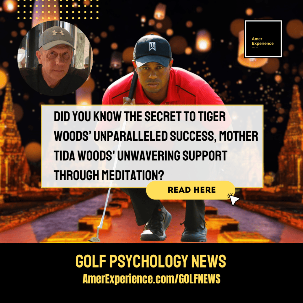 Did you know the secret to Tiger Woods’ unparalleled success, deeply rooted in his mother Tida Woods' unwavering support through meditation?