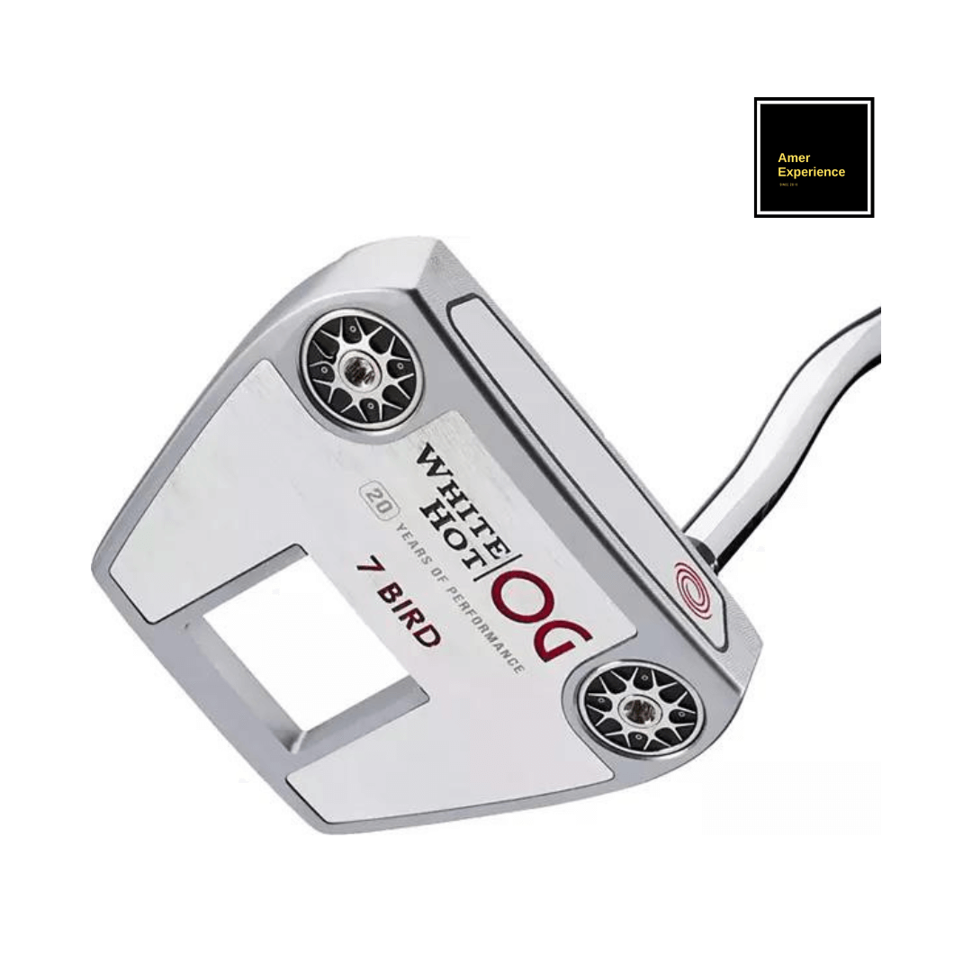 Odyssey White Hot OG #7: The Odyssey White Hot OG #7 is a classic putter that is known for its forgiveness and consistency. It has a large, mallet head shape that helps to keep mishits on line. The White Hot OG insert is also very soft and responsive, making it easy to generate good feel and feedback.