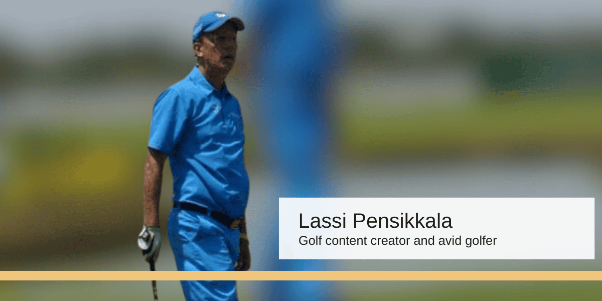 Lassi Pensikkala, Golf content creator and avid golfer