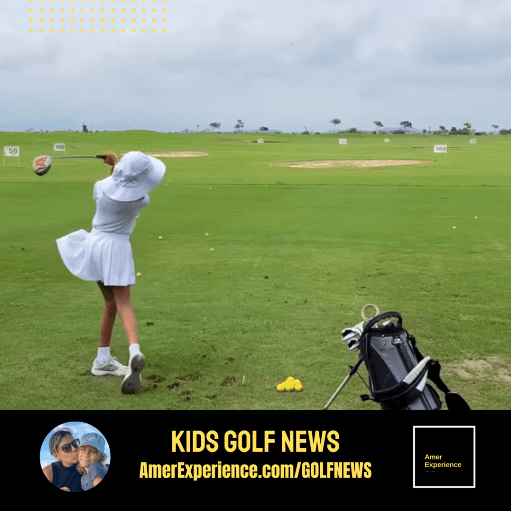 Inga Pensikkala warmup en US Kids Guayaquil Country Club