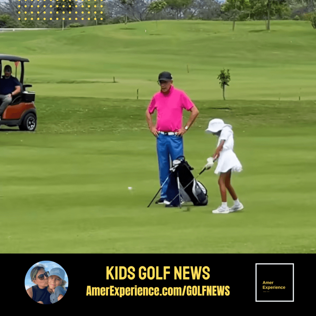 Inga Pensikkala con su paddy en US Kids Guayaquil Country Club
