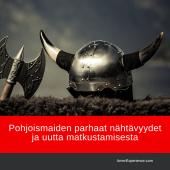 Pohjoismaiden parhaat nähtävyydet ja uutta matkustamisesta - Lassi Pensikkalan julkaisemat kätevät matkaoppaat