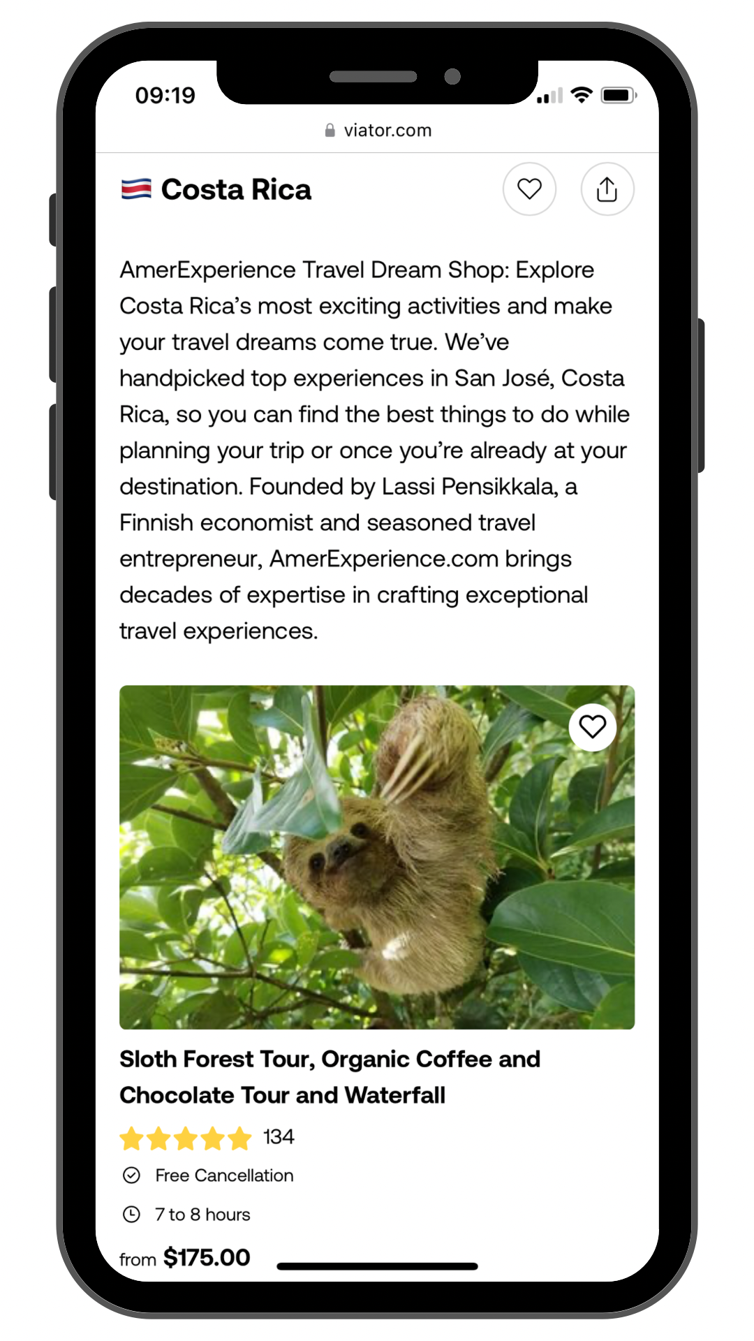 AmerExperience Travel Dream Shop: Explore Costa Rica’s most exciting activities and make your travel dreams come true. We’ve handpicked top experiences in San José, Costa Rica, so you can find the best things to do while planning your trip or once you’re already at your destination. Founded by Lassi Pensikkala, a Finnish economist and seasoned travel entrepreneur, AmerExperience.com brings decades of expertise in crafting exceptional travel experiences.