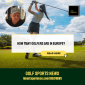 How many golfers are in Europe?