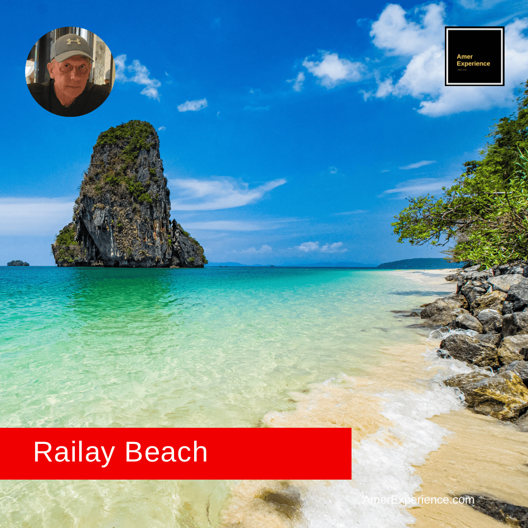 Railay Beach on yksi Thaimaan suosituimmista rannoista ja se on erinomainen paikka auringonottoon ja snorklaukseen.