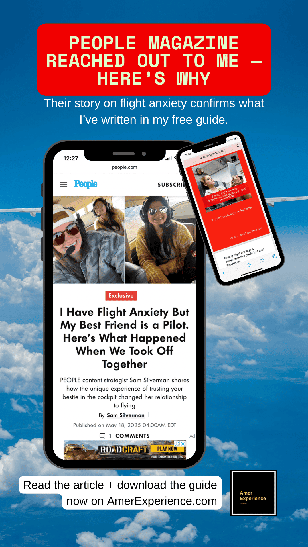 People Magazine reached out to me – Their flight anxiety story confirms my guide