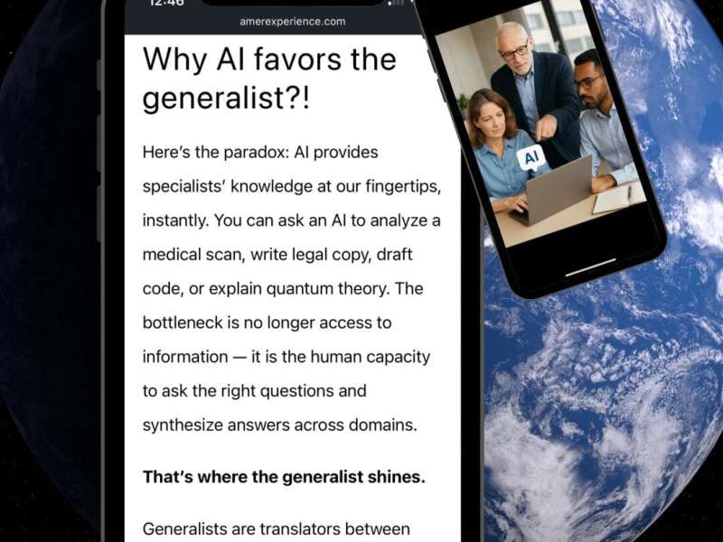 The return of the generalist