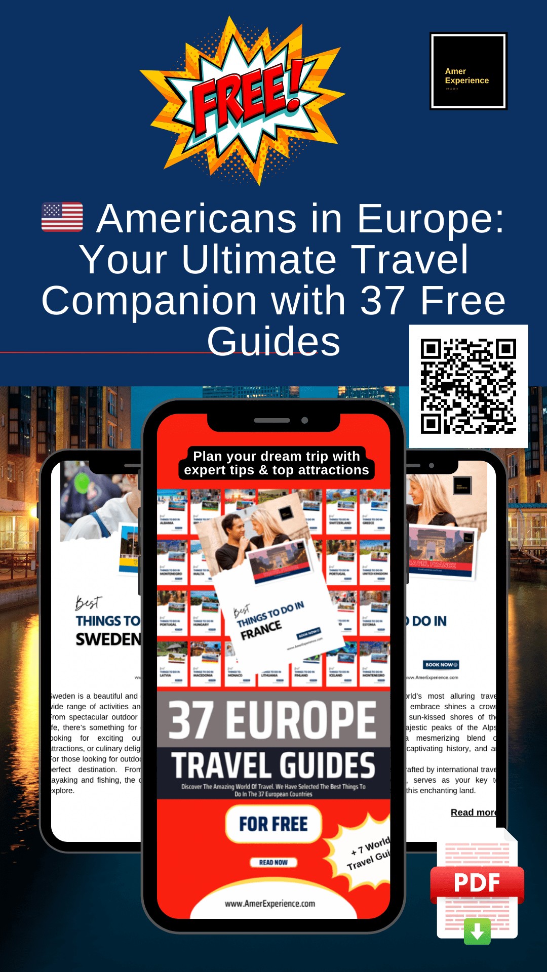 🇺🇸 Americans in Europe: Your Ultimate Travel Companion with 37 Free Guides