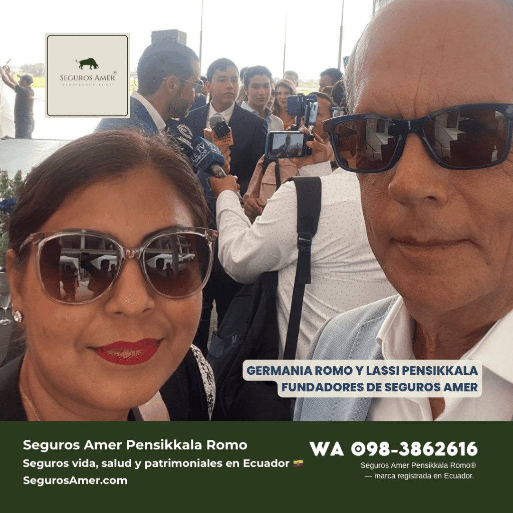 Germania Romo y Lassi Pensikkala Fundadores de Seguros Amer