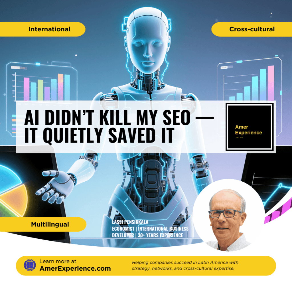 AI didn’t kill my SEO — it quietly saved it