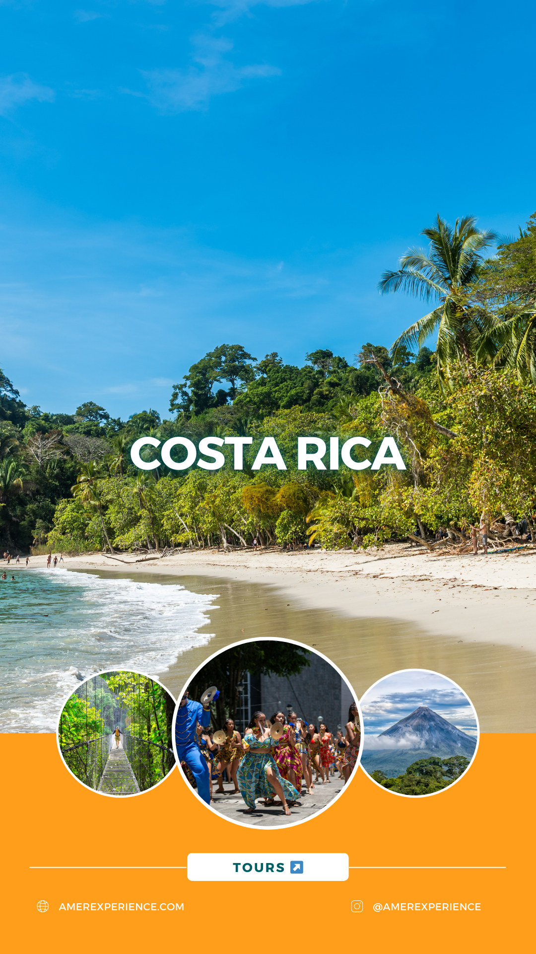 Costa Rica tours travel viajes