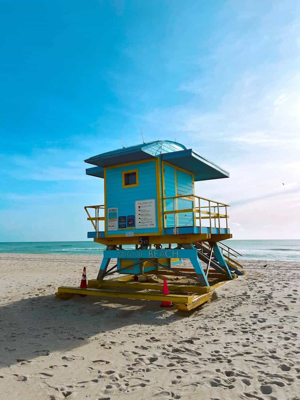 Best things to do in Miami – tours, beaches & experiences - colorful lifeguard tower on miami beach
