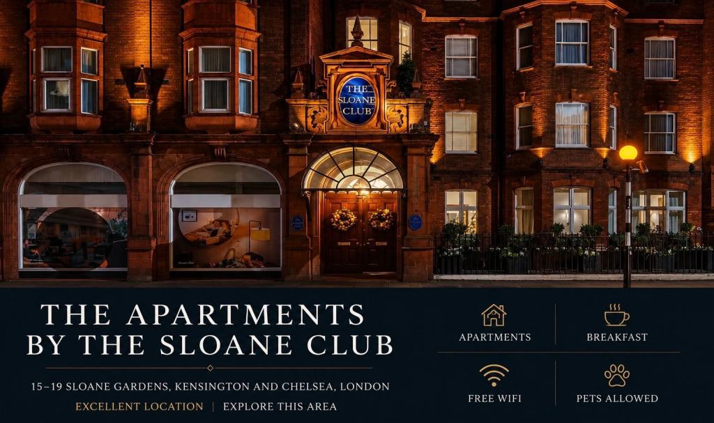 The Sloane Club by night by AmerExperience.com