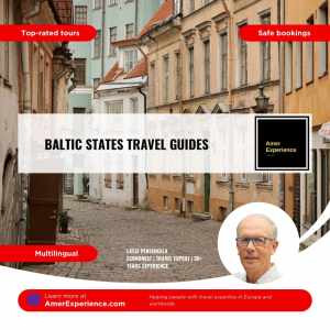 Medieval street in a baltic city