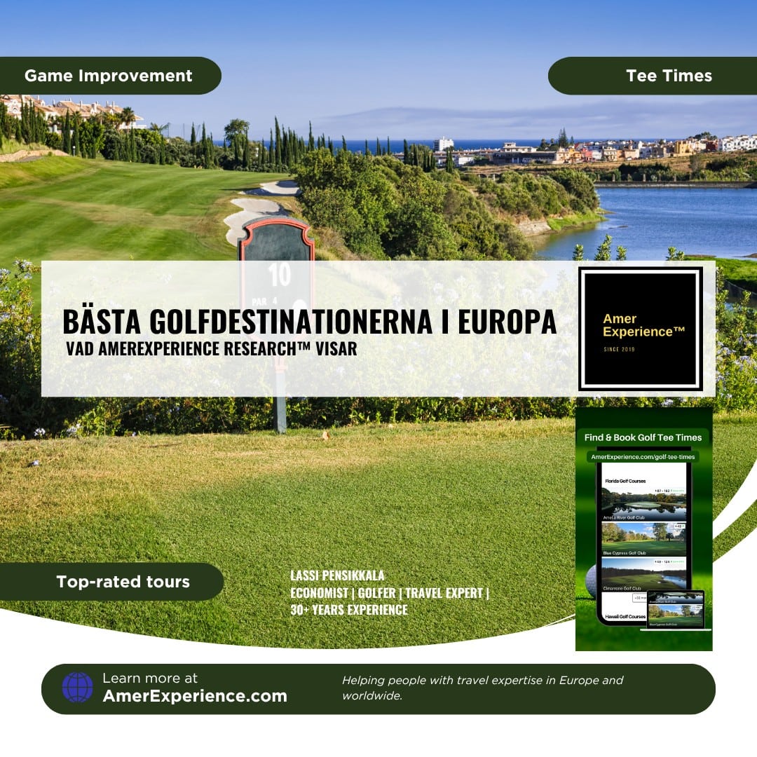 Basta golfdestinationerna i Europa 3