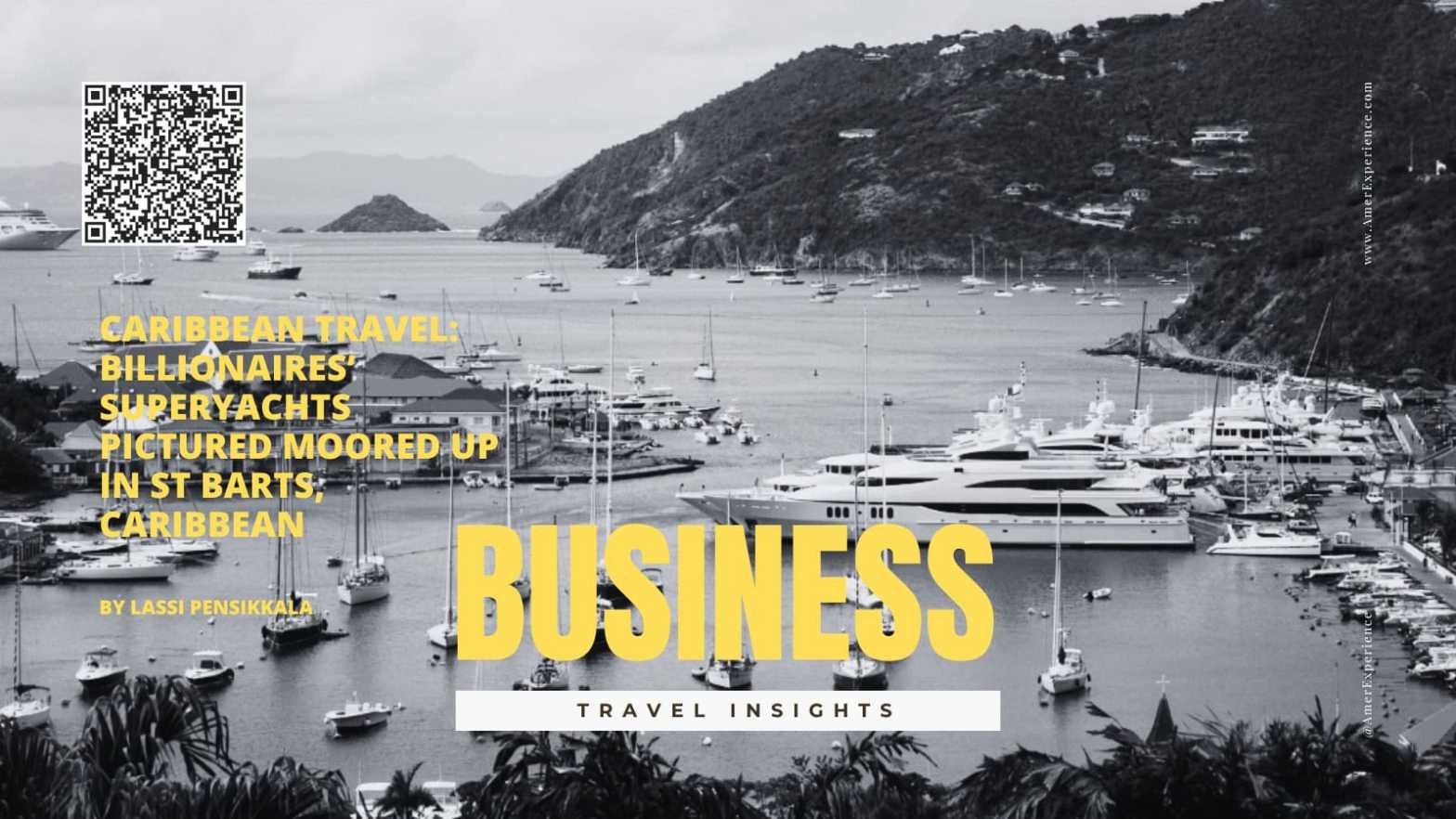 Caribbean travel Billionaires superyachts pictured moored up in St Barts Caribbean 1