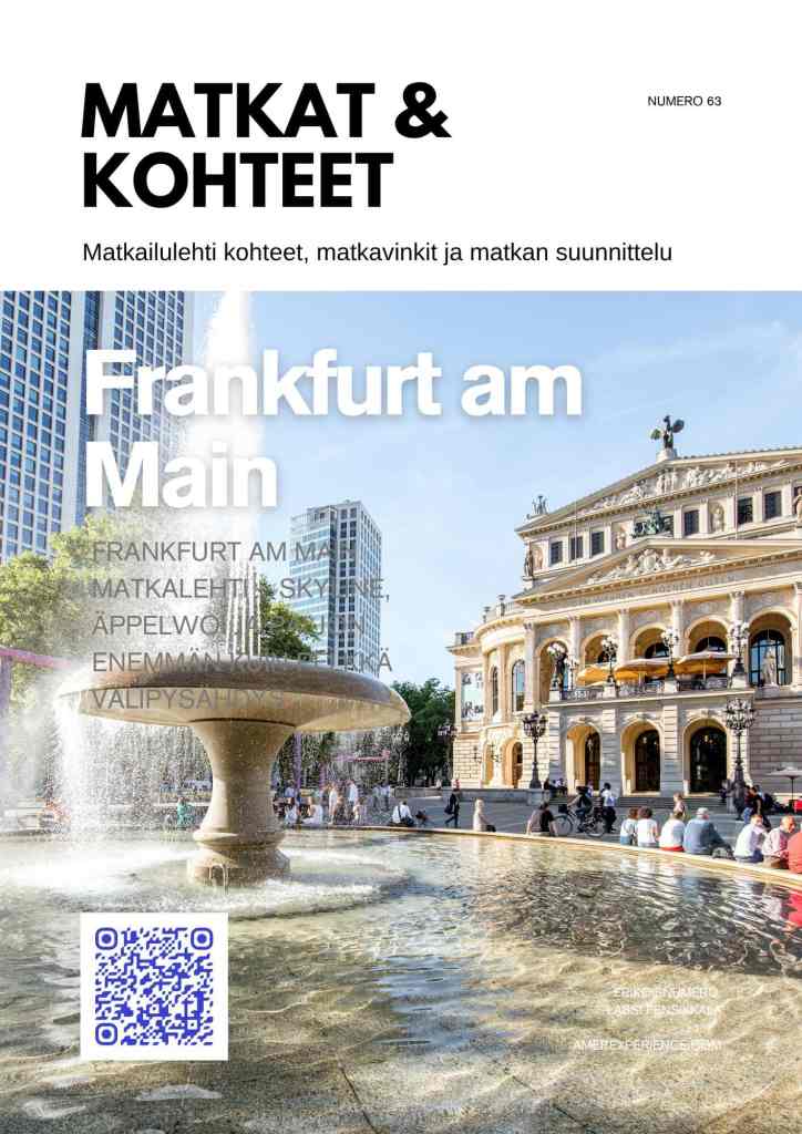 Frankfurt am Main Matkalehti – skyline, Äppelwoi ja paljon enemmän kuin pelkkä välipysähdys