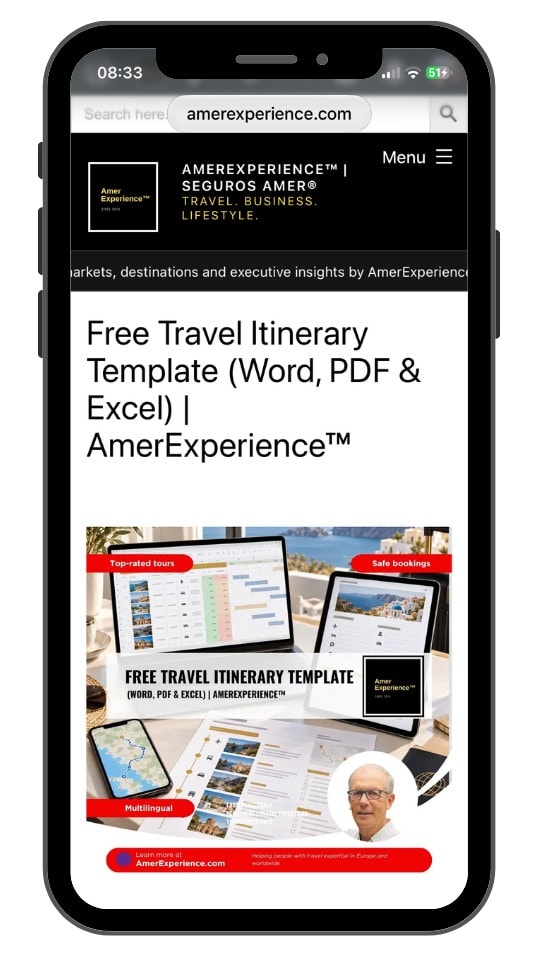 Cell phone image with The Story Behind the 200+ Travel Guides and Our Trip Planning Tools
