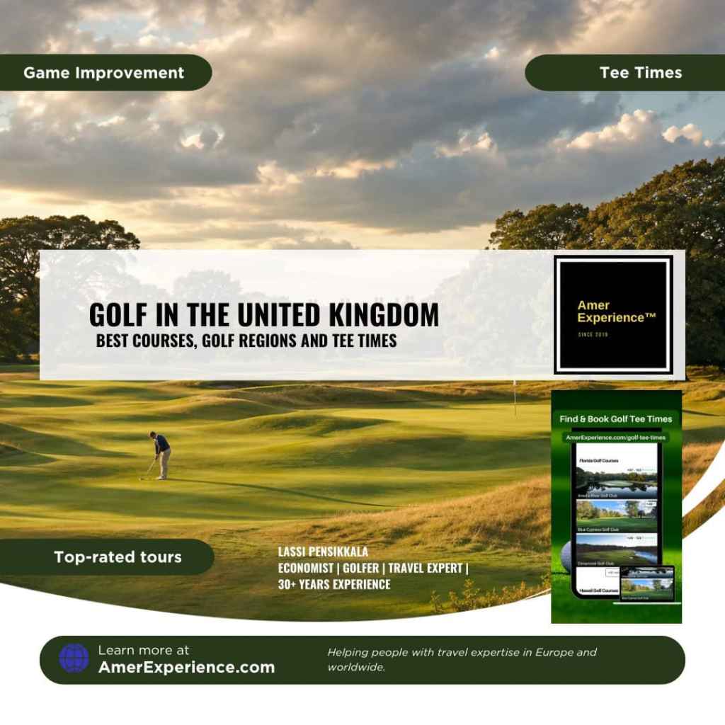 Golf in the United Kingdom with historic links courses and golf travel experiences