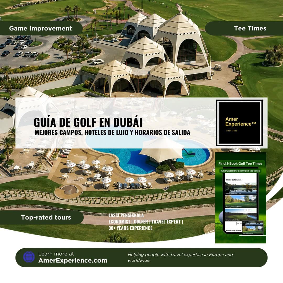 Guia de golf en Dubai
