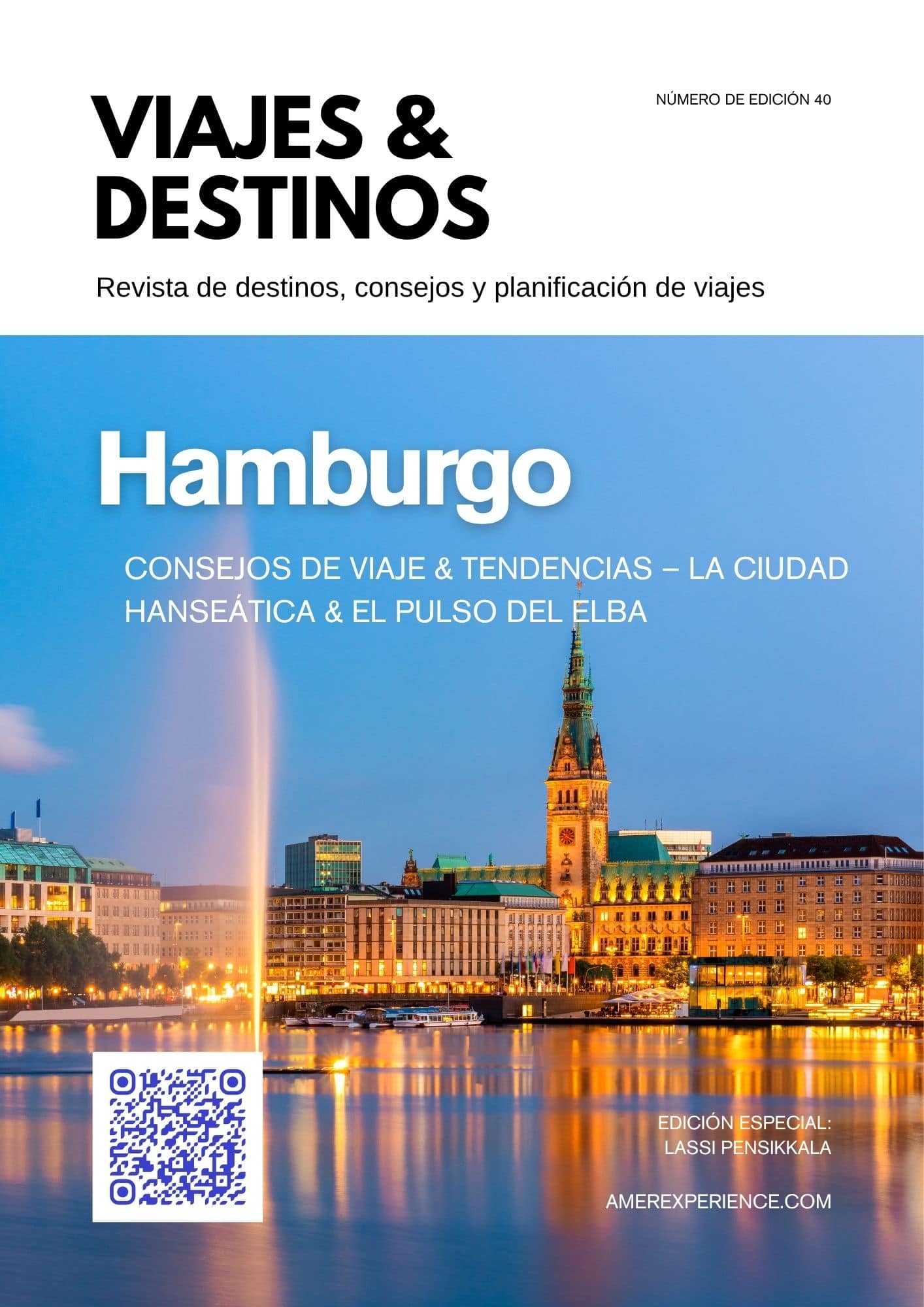 Vista sobre el Binnenalster hacia Jungfernstieg – consejos de viaje y tendencias de Hamburgo – negocios hanseáticos y el pulso del Elba