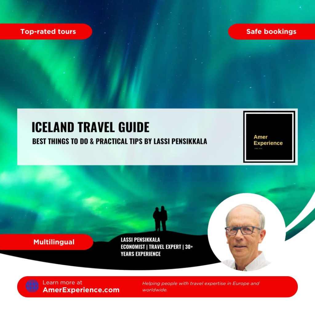 Iceland landscape featured in the AmerExperience Europe travel guide