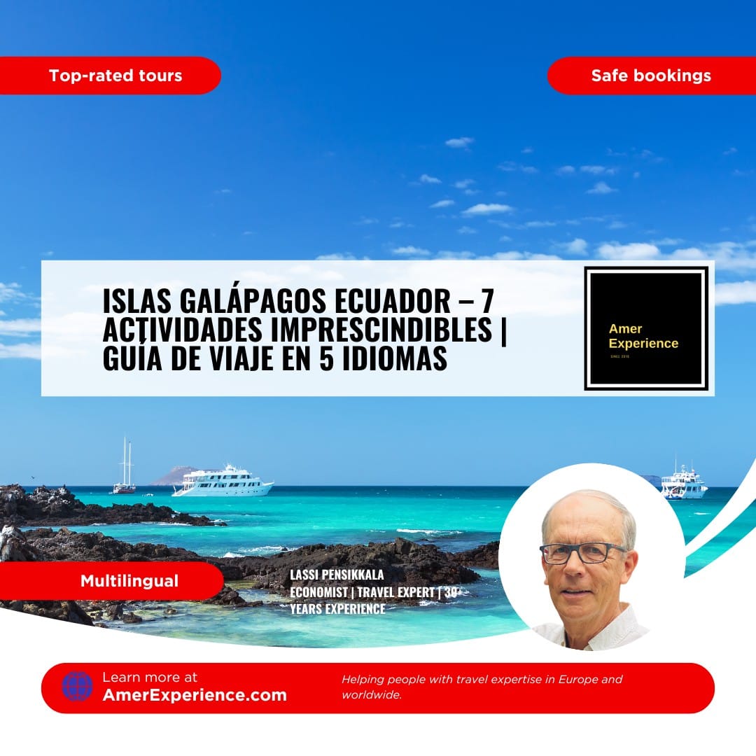 Islas Galapagos Ecuador – 7 actividades imprescindibles Guia de viaje en 5 idiomas por Lassi Pensikkala