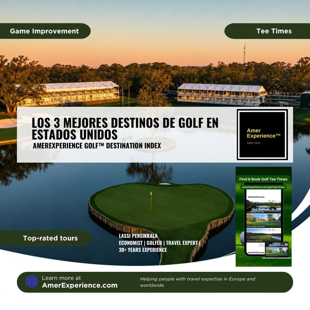 Los 3 mejores destinos de golf en Estados Unidos