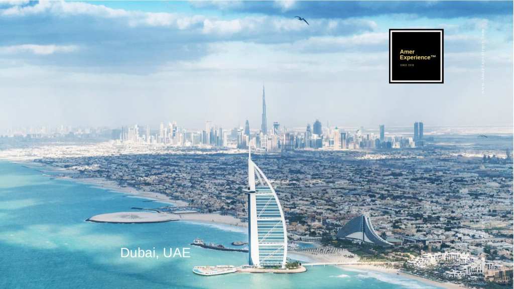 Dubai golf destination — Emirates Golf Club course with city skyline, ranked #9 in the Global Golf Destination Index