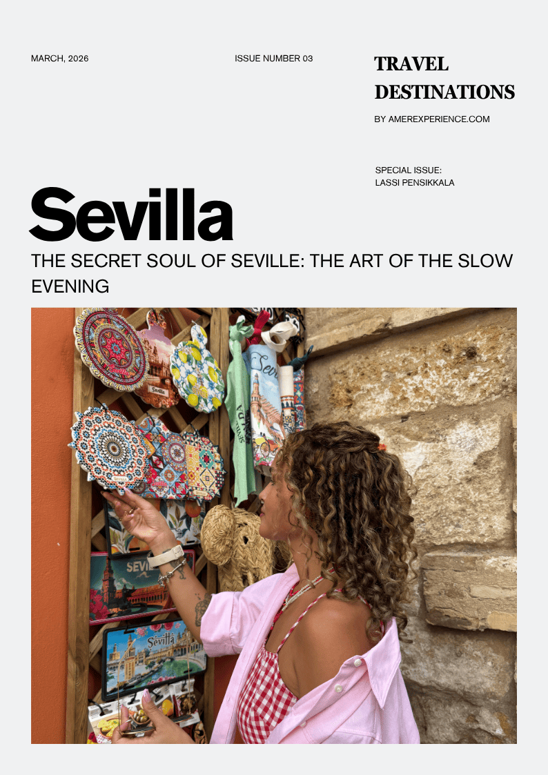 Woman shopping souvenirs in The secret soul of Seville - the art of the slow evening