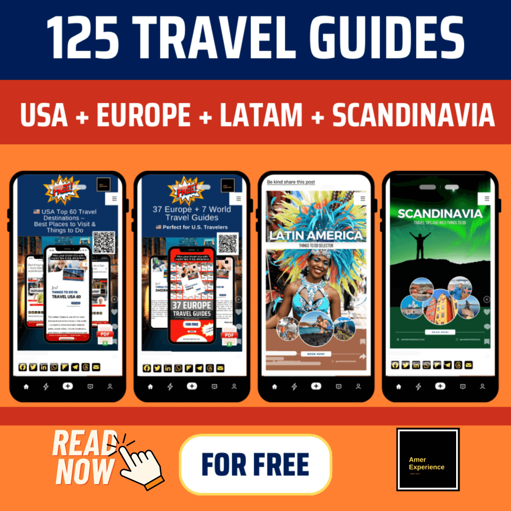 125 Travel Guides FOR FREE - Europe + USA + Latin America + Scandinavia!