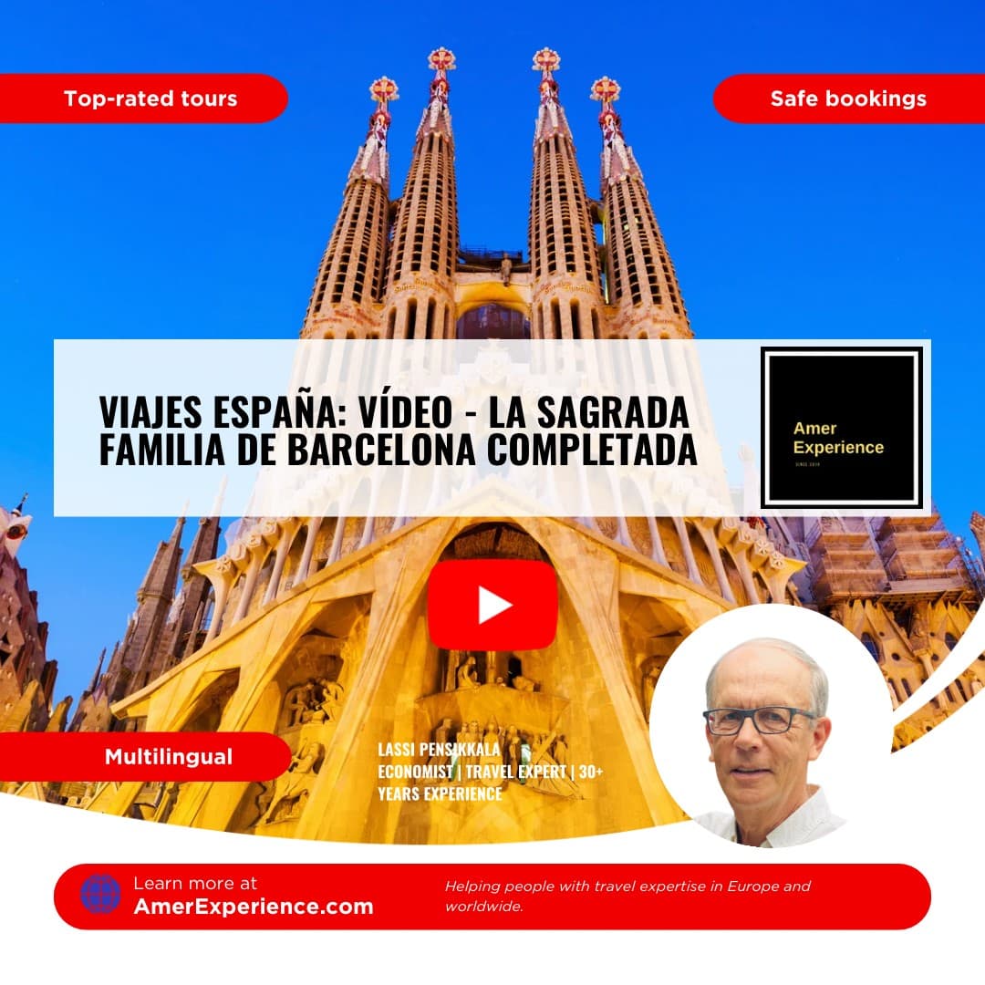 Viajes Espana Video La Sagrada Familia de Barcelona completada