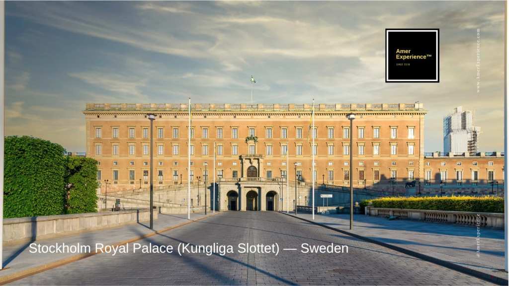 Palacio Real de Estocolmo, Kungliga Slottet, residencia oficial de la familia real sueca