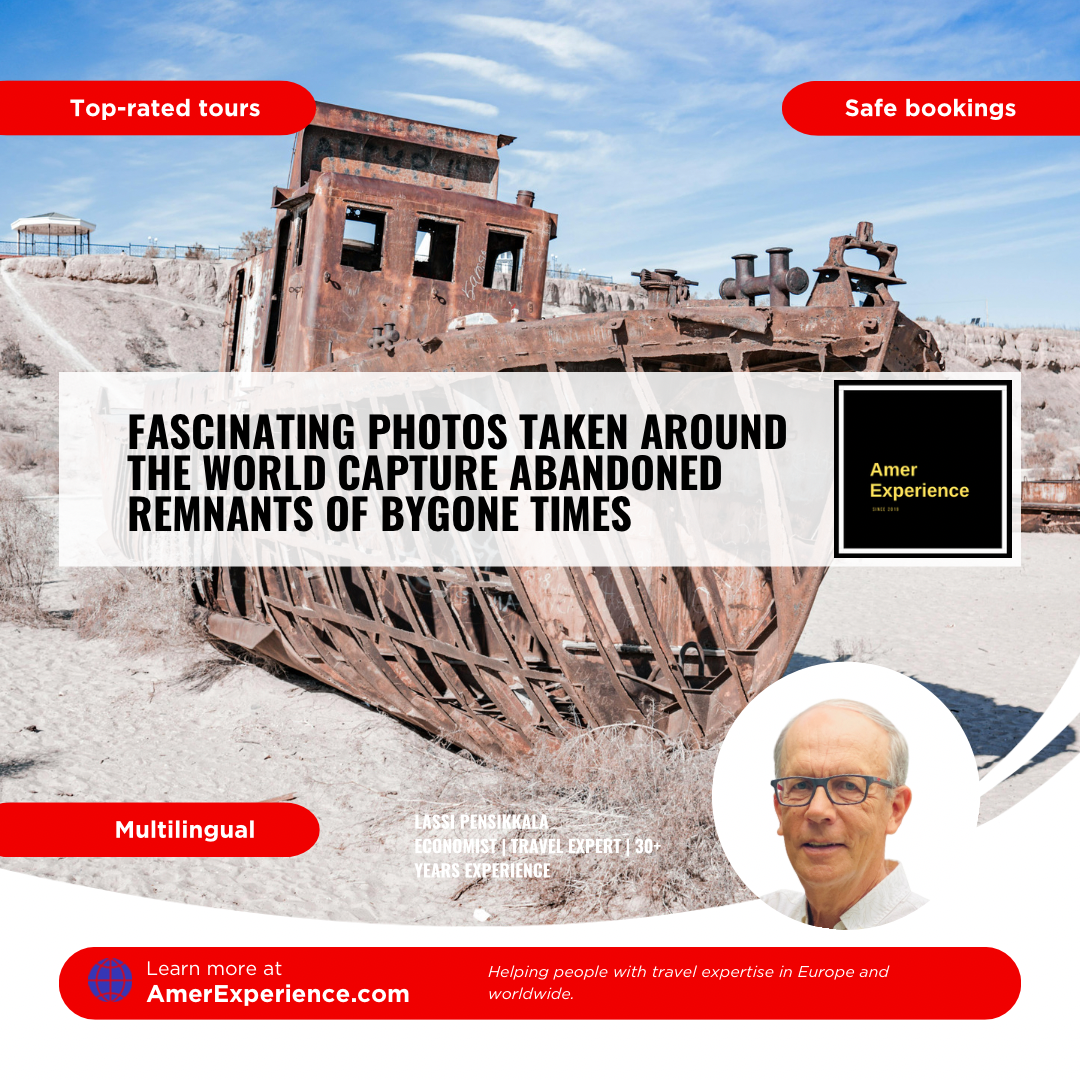 Fascinating photos taken around the world capture abandoned remnants of bygone times