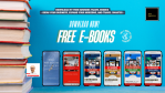 Collection of free business and travel ebook covers including The Freedom Business and 125 Global Travel Guides by AmerExperience.