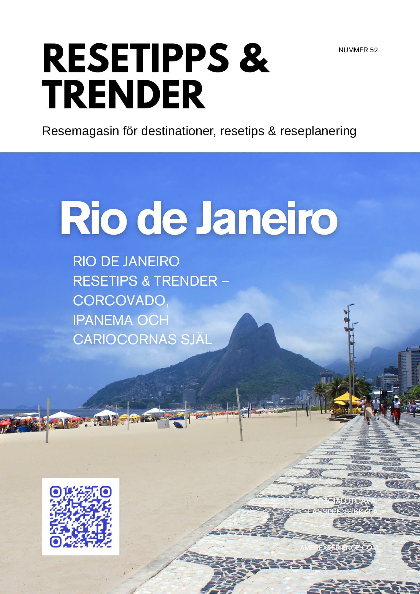 rio de janeiro resetips trender – corcovado ipanema och cariocornas sjal